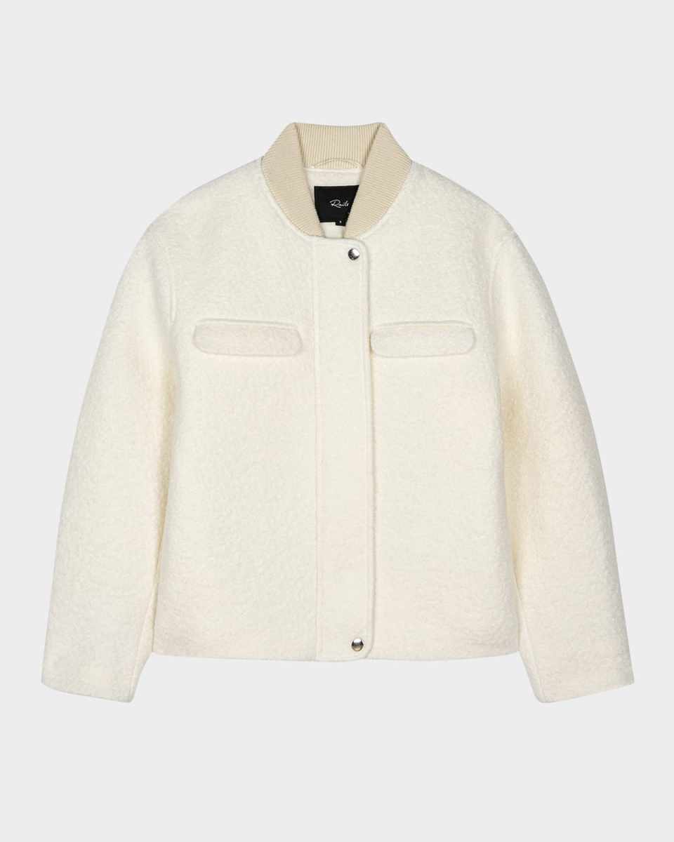 Kinsley Boucle Bomber Jacket